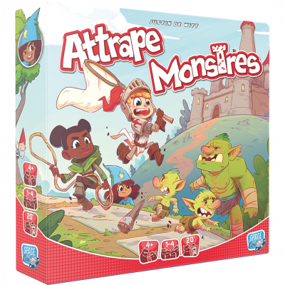 Jeu couleur et forme Asmodee Attrape Monstres