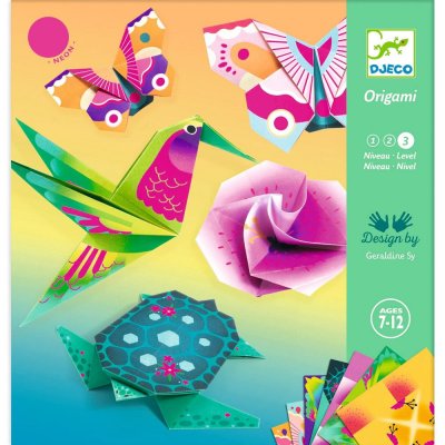 DJECO Jeu cr&eacute;atif  origami tropiques FC-1-14978802