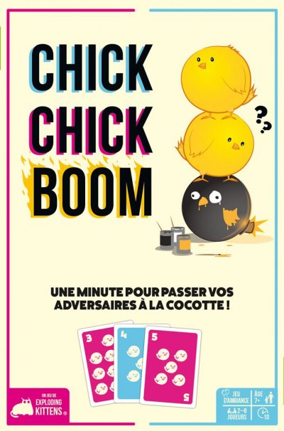 ASMODEE Jeu d'ambiance  Chick Chick Boom - Neuf
