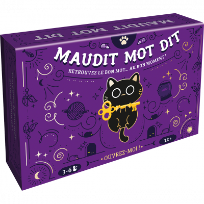 Jeu d'ambiance Asmodee Cocktail Games Maudit mot dit 