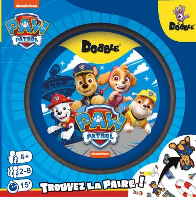 ASMODEE Jeu d&rsquo;ambiance  Dobble Paw Patrol Pat&rsquo;Patrouille