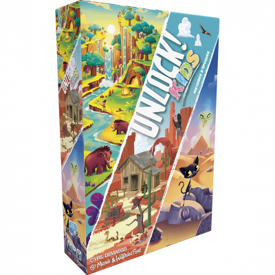 Jeu d&rsquo;ambiance Asmodee Unlock! Kids Histoires d&rsquo;&eacute;poques 