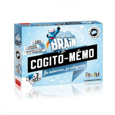 SILVERLIT Jeu d&rsquo;ambiance Captain Brain Cogito M&eacute;mo Je m&eacute;morise Je cat&eacute;gorise