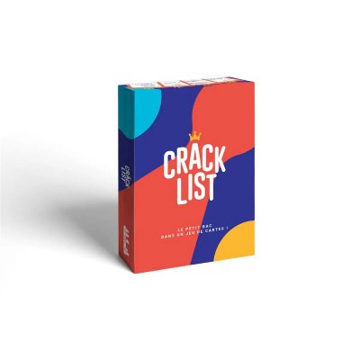 CRACK LIST Jeu d'ambiance  Le p'tit bac dans un jeu de cartes