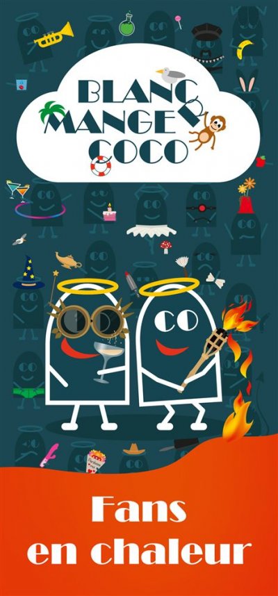 HIBOUTATILLUS Jeu d&rsquo;ambiance  Blanc Manger Coco Le Bonheur Partag&eacute;