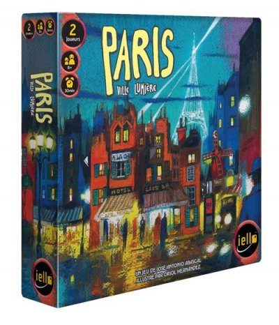 IELLO Jeu d&rsquo;ambiance  Paris Ville lumi&egrave;re 