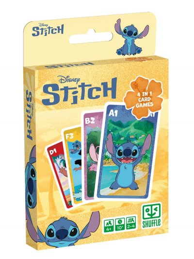 CARTAMUNDI Jeu d&rsquo;ambiance Shuffle Jeu de Familles Stitch Eco Format