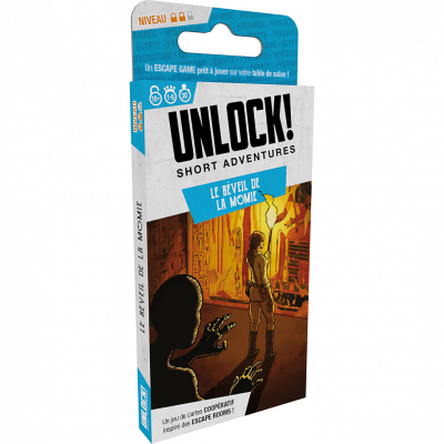 Jeu d'escape game Unlock Short Adventure Le r&eacute;veil de la momie