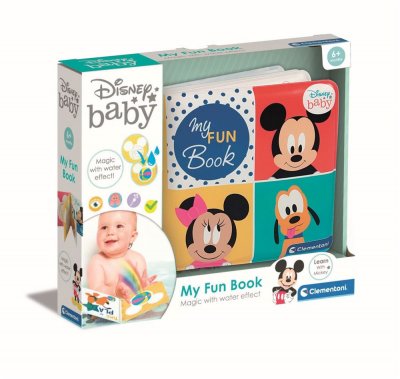 CLEMENTONI Jeu d'&eacute;veil  Mon premier livre Baby Mickey