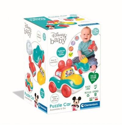 CLEMENTONI Jeu d'&eacute;veil  Voitures empilables Disney Baby