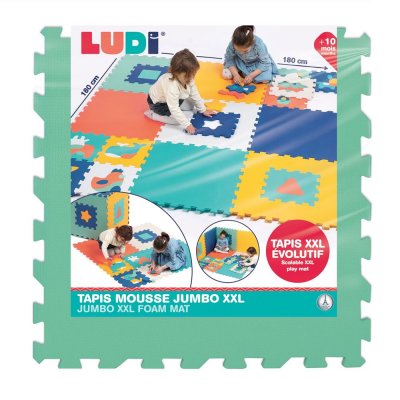 LUDI Jeu d'&eacute;veil  Tapis mousse Jumbo