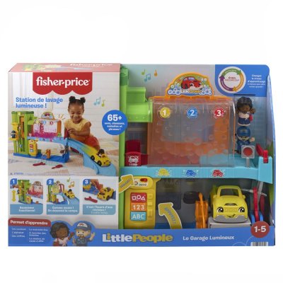 MATTEL Jeu d'&eacute;veil  Fisher-Price Little People Le Garage Lumineux