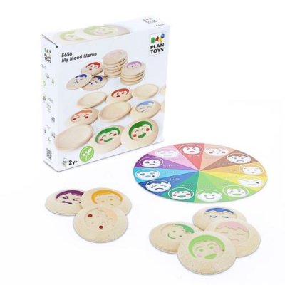 PLAN TOYS Jeu d'&eacute;veil  M&eacute;mo des &eacute;motions