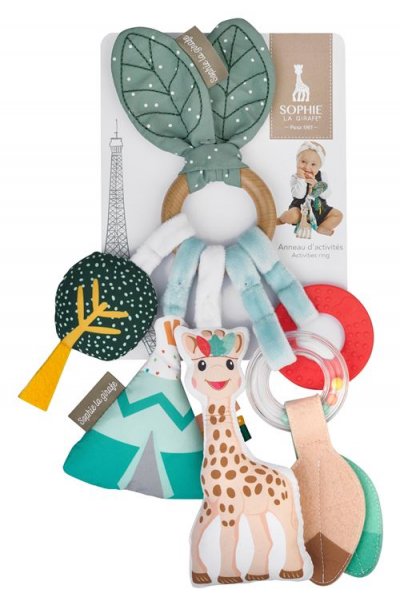 SOPHIE LA GIRAFE Jeu d'&eacute;veil  Anneau d&rsquo;activit&eacute;s
