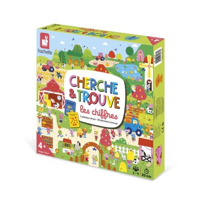 JANOD Jeu D'observation Cherche Et Trouve Les Chiffres - 