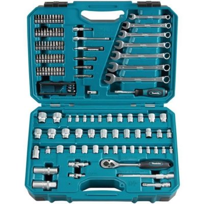 MAKITA Jeu d'outils (120 pieces) en coffret en chrome-vanadium - E-06616