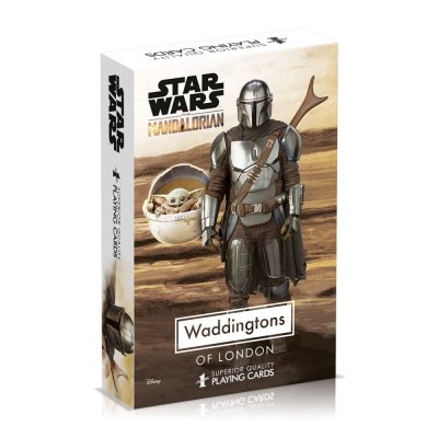 WINNING MOVES Jeu de 54 cartes Waddingtons Star Wars The Mandalorian