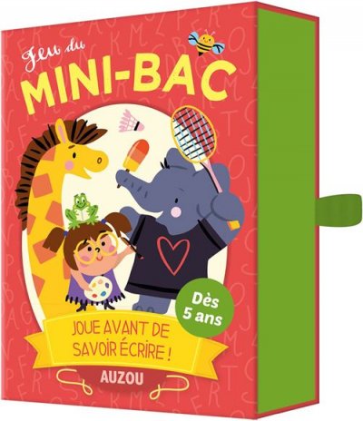 AUZOU Jeu de cartes  Jeu du mini-bac 