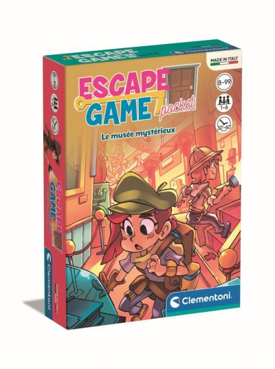 CLEMENTONI Jeu de cartes  52603 Escape Game Le Mus&eacute;e 