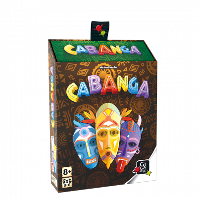 Jeu de cartes - GIGAMIC - CABANGA - Parties rapides - 3 &agrave; 6 joueurs - D&egrave;s 8 ans