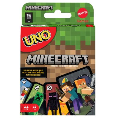 MATTEL Jeu De Cartes - Minecraft - Uno Minecraft