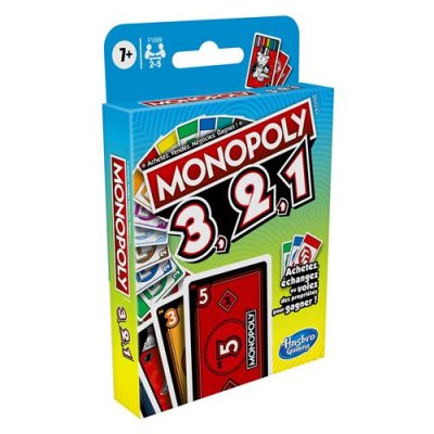 HASBRO Jeu de cartes monopoly 3,2,1 FC-1-15590810