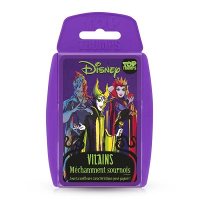 TOP TRUMPS Jeu de cartes  Disney Vilains