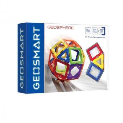 GEOSMART Jeu de construction magn&eacute;tique G&eacute;osmart G&eacute;osph&egrave;re 31 pi&egrave;ces