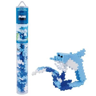 KONTIKI Jeu de construction Plus Plus Tube Dauphin 100 pi&egrave;ces