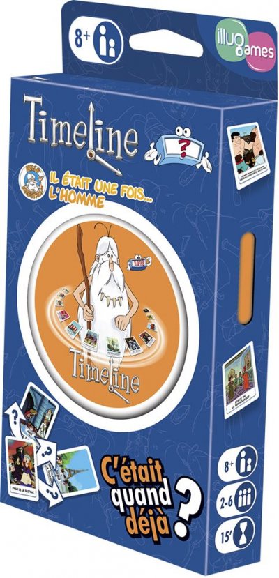 ASMODEE Jeu de culture g&eacute;n&eacute;rale  Timeline Il &eacute;tait une fois 
