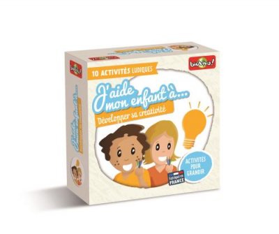 BIOVIVA Jeu de d&eacute;couverte J'aide mon enfant &agrave; : D&eacute;velopper sa cr&eacute;ativit&eacute;