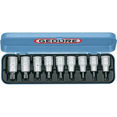 GEDORE Jeu de douilles CV. 9pcs1/2 p.TORX 20-60 