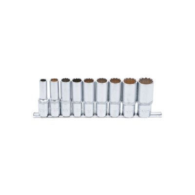 OC PRO Jeu de douilles douze pans longues Bgs Technic 12,5 mm - 9 pcs - 5253