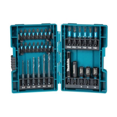 MAKITA Jeu de forets et embouts (33 pcs) Impact  B-66896