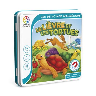 SMART GAMES Jeu de logique : Le Li&egrave;vre et les Tortues - D&eacute;fiez votre esprit - Neuf