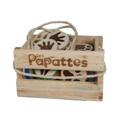 TACTIC Jeu de palets en bois Les Papattes