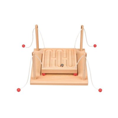  Jeu de parcours, collaboratif en bois