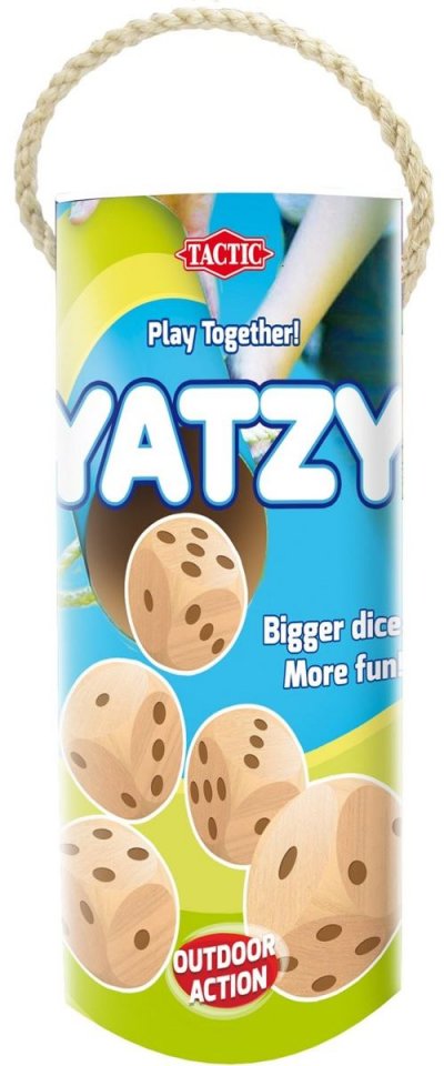 TACTIC Jeu de plein air  Yatzy G&eacute;ant XL