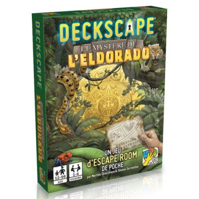 SUPER MEEPLE Jeu de r&eacute;flexion Abysse Deckscape Le Myst&egrave;re de l'Eldorado 