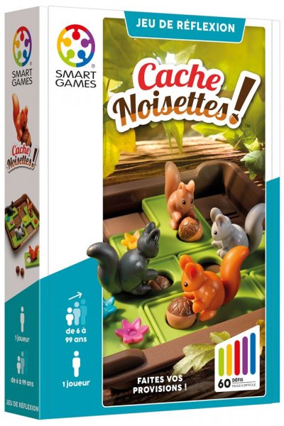 SMART GAMES Jeu de r&eacute;flexion Smartgames Cache noisettes ! 
