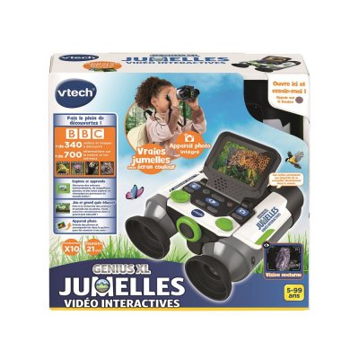 VTECH Jeu de sciences et d'exp&eacute;rience  Jumelles vid&eacute;o interactives Genius XL 