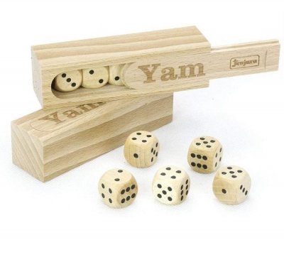 JEUJURA Jeu De Societe Coffret En Bois - Yam