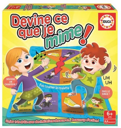 EDUCA Jeu de soci&eacute;t&eacute; Devine ce que je mime !