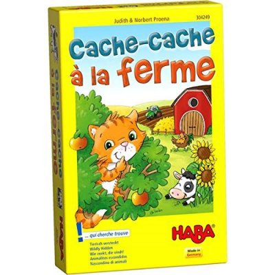 HABA Jeu de soci&eacute;t&eacute;  Cache-cache &agrave; la ferme