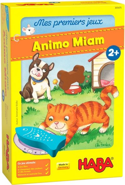 HABA Jeu de soci&eacute;t&eacute;  Mes premiers jeux Animo Miam 