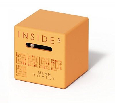 INSIDE3 Jeu de soci&eacute;t&eacute;  Cube Labyrinthe Mean Novice Orange