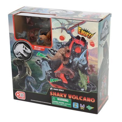Jeu de Soci&eacute;t&eacute; Jurassic World : Volcan &Eacute;branlant pour Enfants - Neuf