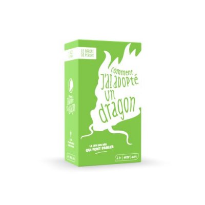 LE DROIT DE PERDRE Jeu de soci&eacute;t&eacute;  Comment j'ai adopt&eacute; un dragon 