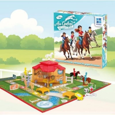 MEGABLEU Jeu de soci&eacute;t&eacute;  Au Galop multicolore