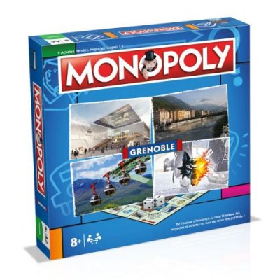 MONOPOLY Jeu de soci&eacute;t&eacute;  Grenoble &eacute;dition 2019 